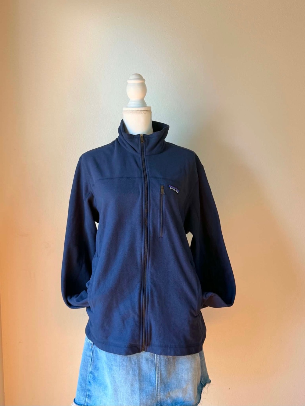 Patagonia Navy Full-Zip Performance Fleece Jacket - Men's